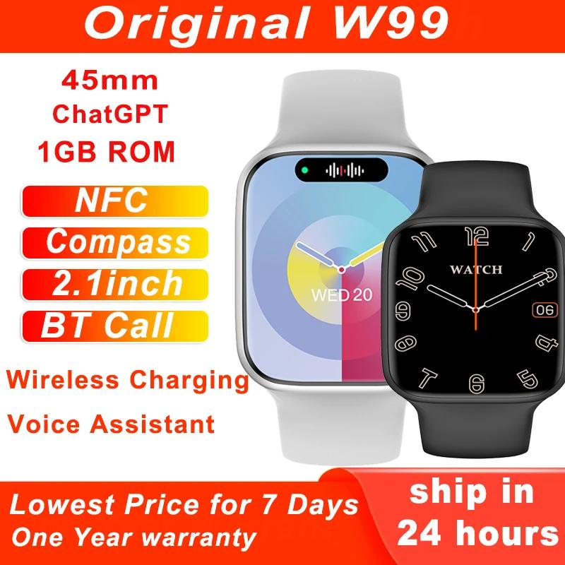 Microwear W99 Ʈ ġ 1Gb ChatGPT 45MM OS10 ħ NFC  ,  ȭ,  ÷̾,  Ʈġ, 